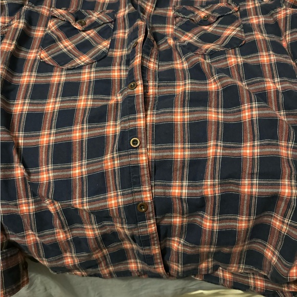Wrangler Western Flannel Shirt Mens Medium Plaid Flex for Comfort Workwear NWOT - Picture 13 of 16
